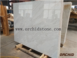 New Volakas White Marble Tiles & Slabs,Greek White Marble Cut to Size,Ajax White Arrikton Marble Flooring, Dramas Pirgon White,Jazz White,Macedonian