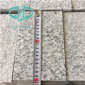 G603 China Grey Sesame Granite Cube Stone Cobble Pavers, Cheap Grey Granite Paverment for Exterior Garden Stepping