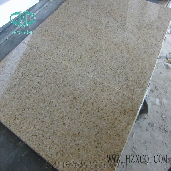 G682 Granite/China Yellow Rustic Paving Stone/Golden Sand/Sunset Gold Pineappled Yellow Granite for Landscaping Cubestone/Walkway Stones/Road Stone