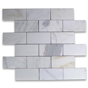 China Marble Mosaic Tiles, Tumbled Mosaic Design Pattern for Bathroom