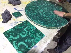 Custom Design Furniture Semeprecious Stone Office Furniture Table