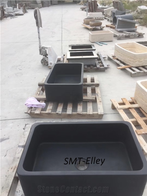 Customized Solid Surface Stone Basin for Bathroom Marble Carrara C Basin