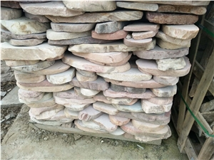Factory Whosale Solid Surface Red Flagstone Irregular Flagstone for Walkway Pavers