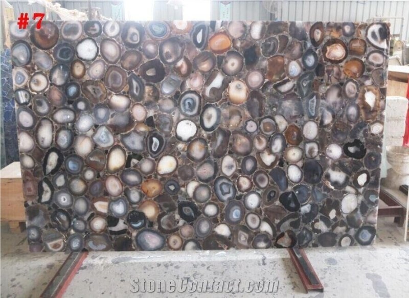 High Quality Factory Wholesale Semi Precious Gemstone Slab for Wall Decoration