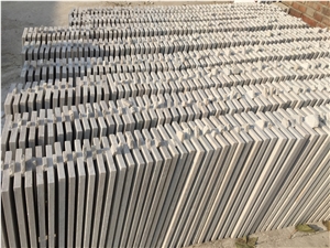 Natural Grey Quartzite Flooring Tiles,Flamed Surface White Quartzite Wall Corveing Tiles