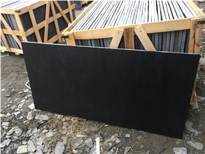 Natural Stone Slate Floor Tiles 24483/4 Natural Finish Black Slate Tile for Construction