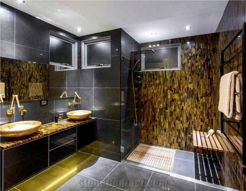 Semi Precious Stone Tiger Eye Bar Top for Bar Countertop