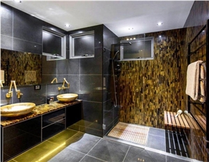 Semi Precious Stone Tiger Eye Bar Top for Bar Countertop