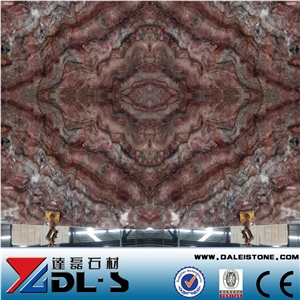 China Red Onyx Big Slabs Price Tiles for Floor ,Covering ,High Polished Hotel Flooring ,The Newest Natural Onyx Stone for Walling ,Building