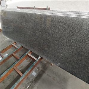 G603 Granite Kitchen Countertops/Sesame White Worktops/China Grey Vanity Top/Bianco Crystal Island Top,Bullnose Edge,Backsplash,Sink Cut,Cheap Price