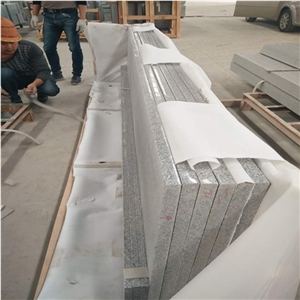 G603 Granite Kitchen Countertops/Sesame White Worktops/China Grey Vanity Top/Bianco Crystal Island Top,Bullnose Edge,Backsplash,Sink Cut,Cheap Price