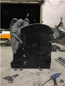2017 Haobo Star Galaxy Angel Tombstone Angels Headstone Gravestone Custom Tombstones Engraved Monument Monuments Design Cheap Price Heanstones