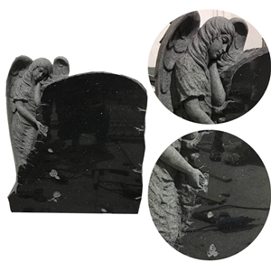 2017 Haobo Star Galaxy Angel Tombstone Angels Headstone Gravestone Custom Tombstones Engraved Monument Monuments Design Cheap Price Heanstones