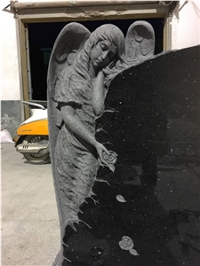 2017 Haobo Star Galaxy Angel Tombstone Angels Headstone Gravestone Custom Tombstones Engraved Monument Monuments Design Cheap Price Heanstones