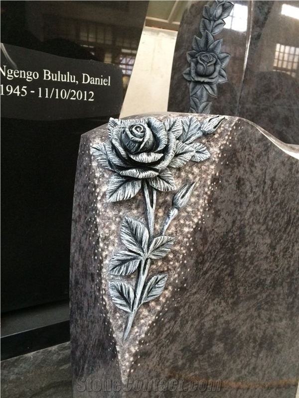 2017 Pink Granit Rose Monument, Headstones Gravestone, Tombstone Good Design Cheap Engraved Stone