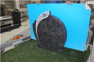 Bahama Blue Monument Orion Headstone Granit Tombstone Rose Gravestone Polupar Monuments High Quality Headstones Cost-Effective Tombstones New