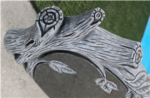 Black Diamond Tree Headstone 2017 New Monument Popular Tombstone China Gravestone Granit Headstones Cheap Monuments High Quality Tombstones