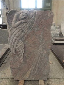 China Good Quality Angel Headstone, Western Style Headstones Monument Design, Upright Monuments Gravestone Engraved Pet Gravestone Tombstones