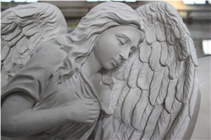 High Quality Good Price Natural Quarry Stone Customized Size Haobo China Factory Beautiful Carved Hunan White Marble Headstones Designs for Sale