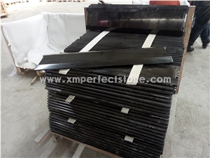 Chinese Black Basalt Threshold,Mongolian Black Granite Saddle,Stone Stair Threshold,Highly Polished Granite Threshold