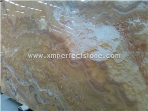 Landscape Painting Onyx Slab for Wall Covering,Landscaping Scenery Slab,Landscaping Grey Onyx Slab,Landscape White Painting Onyx Slab