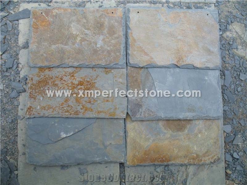 Rusty Roofing Tiles,Rectangle,U Shape,Fish Scale Roof Tiles,6-8 Thickness Roofing Covering