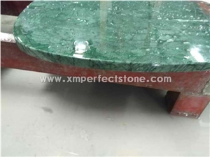 Verde Guatemala Marble Coffee Table Top,Round/Oval/Rectangle/Square Table Top Design,Green Table Tops