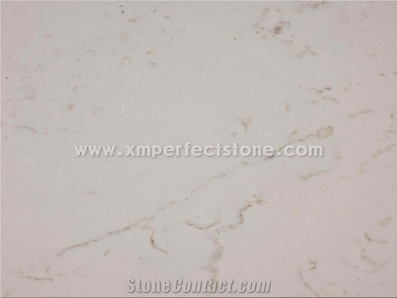 White Quartz Bathroom Countertops, Vanity Tops, Custom Caesarstone Top