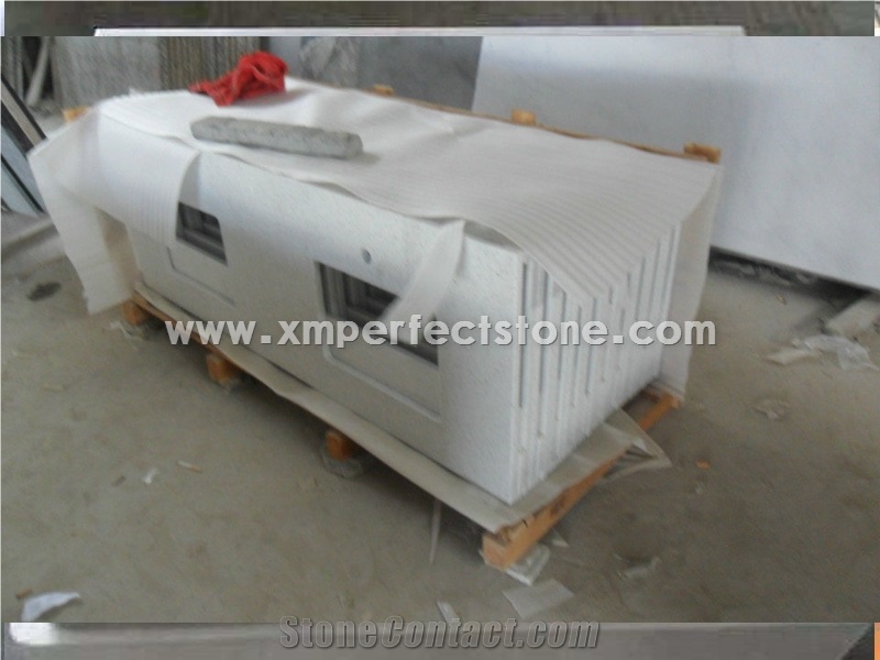 White Quartz Stone Countertop/White Quartz Kitchen Counter Top/Quartz Countertop