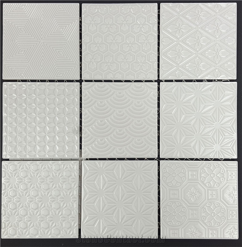 Brass & Stone Sq Mos 48x48mm,Travertine Mosaic for Interior Design,Beautiful Stone Decoration Light Cream Travertine