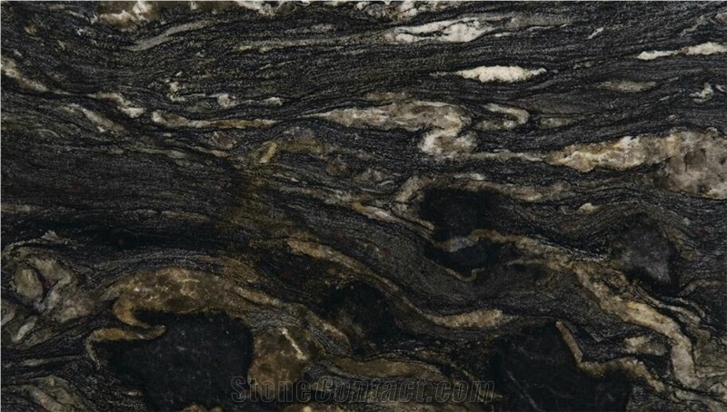 Matrix Titanium Granite Slabs Tiles Brazil