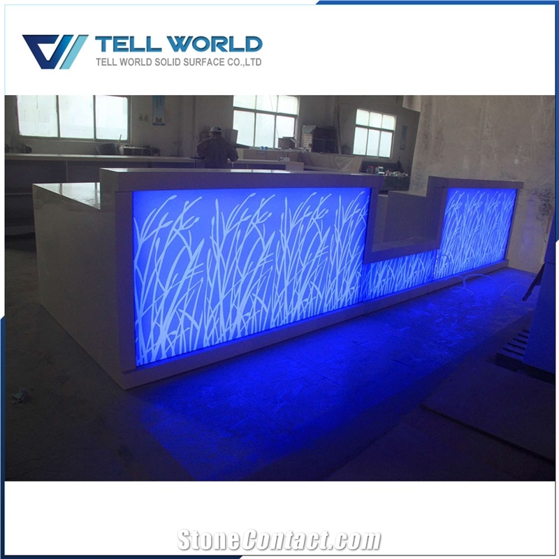 High Modern Pure Acrylic Restaurant Bar Counter Design