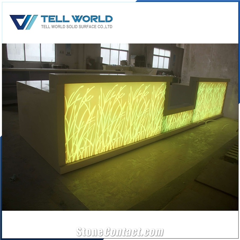 High Modern Pure Acrylic Restaurant Bar Counter Design