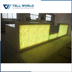 High Modern Pure Acrylic Restaurant Bar Counter Design