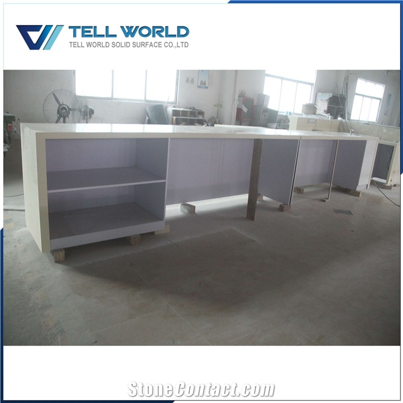 High Modern Pure Acrylic Restaurant Bar Counter Design