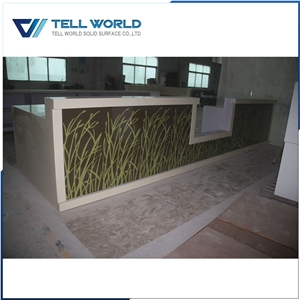 High Modern Pure Acrylic Restaurant Bar Counter Design