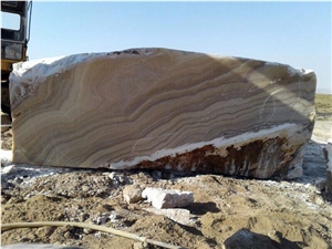 Iran Brown Onyx Blocks