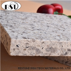 Factory Customized Grey Quartz Countertop