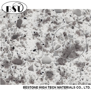 Factory Customized Grey Quartz Countertop