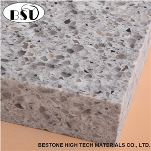 Factory Customized Grey Quartz Countertop