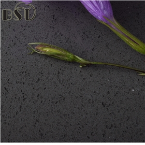 Factory Direct Dark Gray Quartz Stone Solid Surface