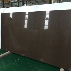 Galaxy Artificial Stone Quartz in Brown More Durable Than Granite Galaxy Artificial Stone Quartz in Brown More Durable Than Granite