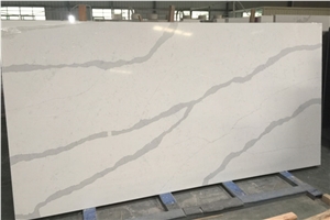 Artificial Stone Calacatta White Marble Slabs&Tiles, Artificial Marble Slabs&Tiles, Calacatta White Artificial Marble, Artificial Calacatta White