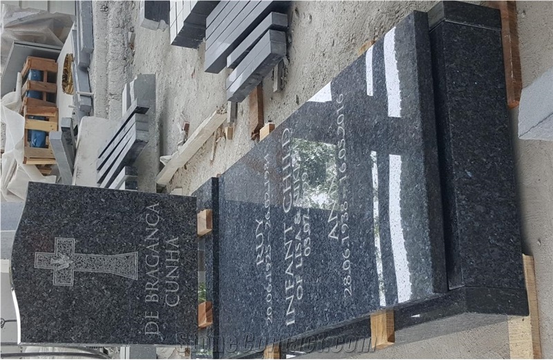 Blue Pearl Granite Monuments/Tombstones