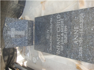Blue Pearl Granite Monuments/Tombstones