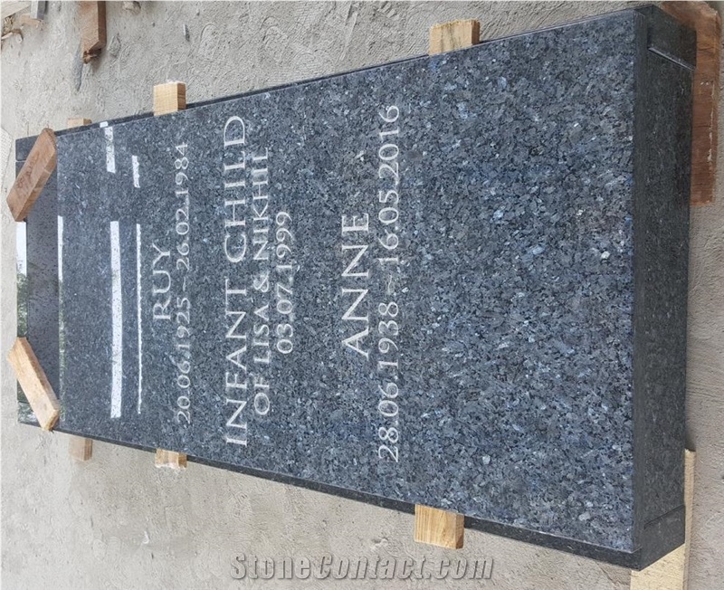 Blue Pearl Granite Monuments/Tombstones
