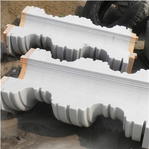 Polished White Marble Hollow Column,White Marble Roman Columns,Stone Fluted Columns, Marble Corinthian Columns, Marble Roman Pillar