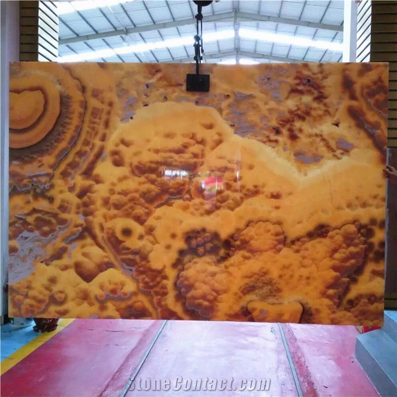 Translucent Orange Onyx Slab, Orange Yellow Onyx Slab,Gold Yellow Onyx, Golden Yellow Onyx,Backlit Yellow Cream Onix Marmol Slab, Durango Orange Onyx