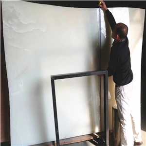 Translucent Snow White Onyx Slabs,Backlit Pure White Onyx Onix,Crystal White Onyx ,Absolute White Onix ,Iran White Onyx Stone