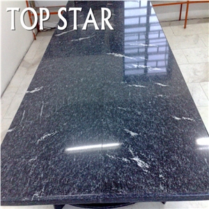 Virginia Mist Black Granite Slab Tile,Jet Mist Granite,Silver Black Granite Tile,Snow Gray Granite Floor,Silver Gray Granite Slab,Cloudy Black Granite